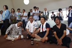 神輿の後の一杯はうまい！